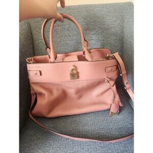 Michael Kors Gramercy Large Leather Tote in Blush Pink Mauve